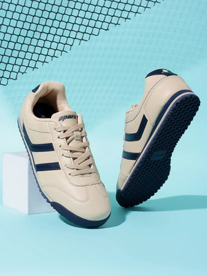 Sparx SM 981 Sneakers For Men(Beige, Navy , 10)
