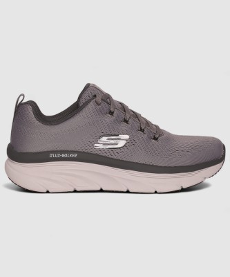 Skechers D'LUX WALKER - MEERNO Walking Shoes For Men(Grey , 6)