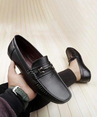 ROCKFIELD LOAFER FOR MEN Loafers For Men(Black , 7)