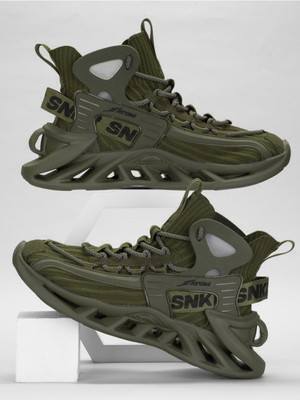 ATOM Dynamic Alphabounce Sneakers For Men(Olive , 7)