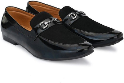 RED LIONS Red lions Men's Formal Pu Leather Loafer Loafers For Men(Black , 7)