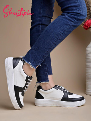 SHOETOPIA Smart Casual Sneakers For Women & Girls Sneakers For Women(Black , 6)