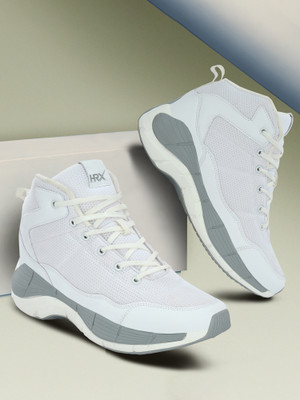 HRX by Hrithik Roshan Basketball Shoes For Men(White , 8)