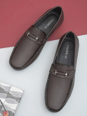 KILLER KLPK641 Lightweight Comfort Summer Trendy Premium Stylish Loafers For Men(Brown)