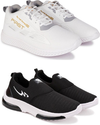 New Oranie Stylish Casual Shoes for Men Casuals For Men(White, Black , 10)