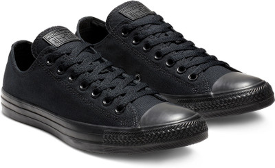 Converse Unisex Chuck Taylor All Star Low Top Casuals For Men(Black , 4)