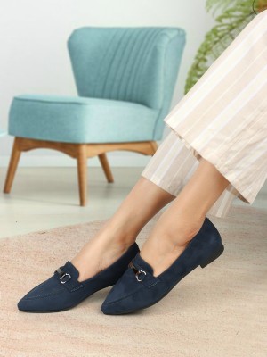 Elle Loafers For Women(Navy)