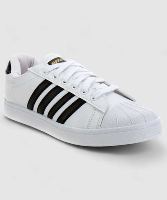 Sparx SM 323 | Stylish, Comfortable | Casuals For Men(White, Black , 8)