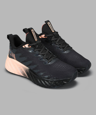 Abros BATTLE PRO Athleisure Cultured Round-Toe Shape & Cushioning Technology Walking Shoes For Men(Black , 10)