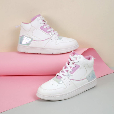 METRO Sneakers For Women(White , 6)