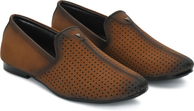 Stepsoft Loafers For Men(Tan , 6)