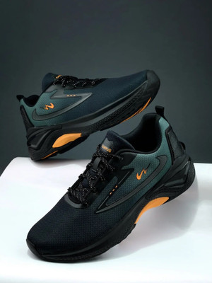 CAMPUS VESPER Running Shoes For Men(Black , 8)
