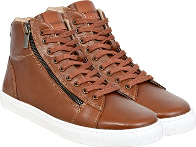 HX London boots Sneakers For Men(Tan , 8)