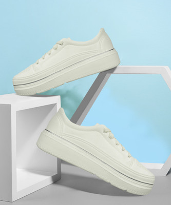 MAX Sneakers For Women(White , 5)