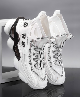 ATOM Gansta1 Sneakers For Men(White , 10)