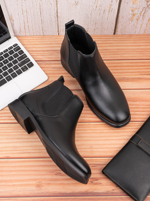 Roadster Boots For Men(Black , 10)