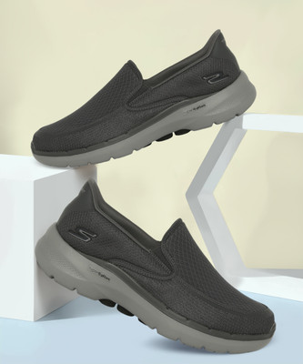 Skechers GO WALK 6 - ORVA Walking Shoes For Men(Grey , 10)
