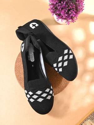 Footup Newly Launch | Classic Ultra Soft | Memory Foam | Comfortable|Stylish|Trendy Bellies For Women(Black , 7)