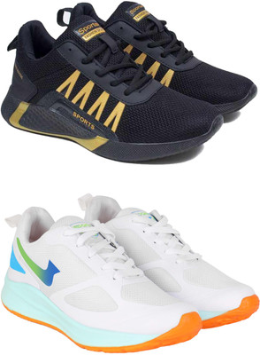 DRACKFOOT Casuals For Men(Black, White , 8)