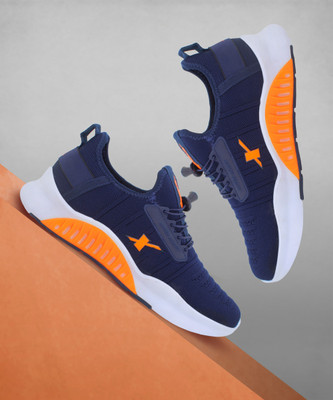 Sparx SM 659 Running Shoes For Men(Navy, Orange , 6)