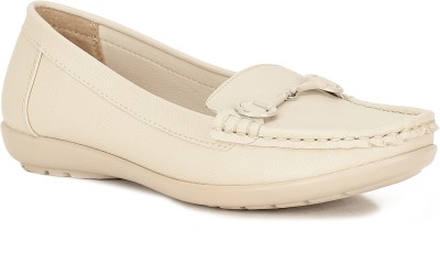 Bata YAJ Mocassin For Women(Off White , 3)