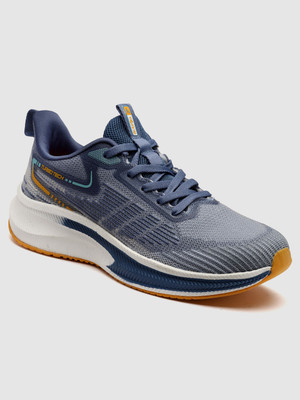 action Athleo BULLET 222 Stylish Lightweight Comfortable Sports Lace Up Running Shoes For Men(Grey , 9)