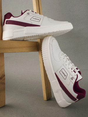 CAMPUS Casual, Walking, Daily Wear Sneakers for Women | Lightweight Comfortable Sneakers For Men(White , 8)