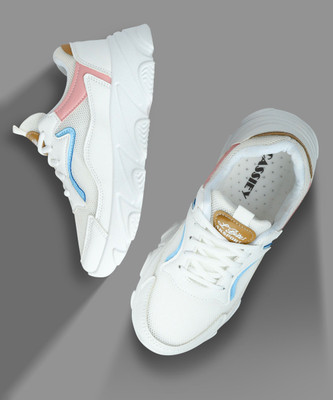 IRSOE Comfortable and Latest Casuals Shoes|Sports Shoes Athletic |Walking Shoes Walking Shoes For Women(White , 5)