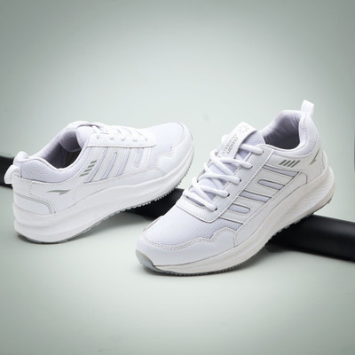 asian Boss-32 Men’s Sports Sneakers | Trendy Lightweight Casual Shoes for Boys Running Shoes For Men(White , 10)