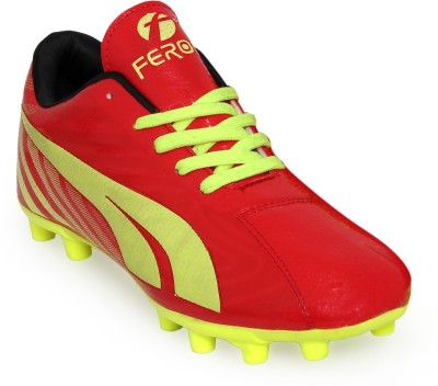 FEROC Football Shoes For Men(Red, Green)