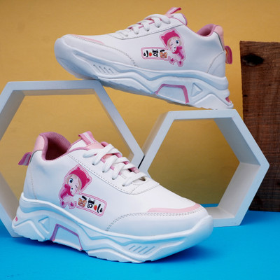 Adrint Classic Cool Sneaker for Everyday Wear Sneakers For Women(Pink , 4)