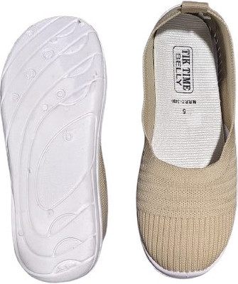 DRH B66-CREAM Canvas Shoes For Women(Beige , 6)