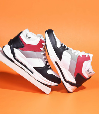 BERSACHE Bersache Casual With Extra Comfort Running Shoes For Men(Red, White, Black , 7)