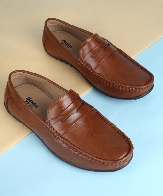 Bata Loafers For Men(Brown)