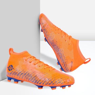 NIVIA PRO ENCOUNTER 9.0 Football Shoes For Men(Orange, Blue)