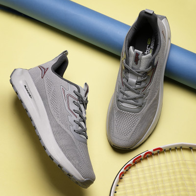 JQR UP RISE-L.GRY Running Shoes For Men(Grey , 8)