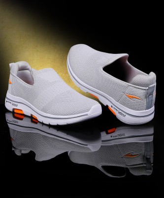 asian Superwalk-08 Grey Slipon Sports,Walking,Casual, Walking Shoes For Men(Grey , 6)