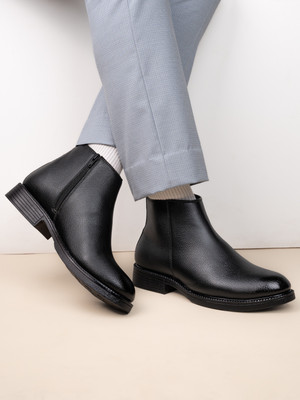 Roadster Boots For Men(Black , 8)