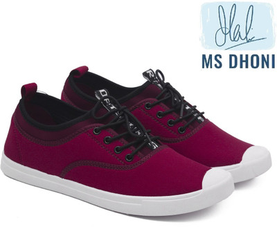 asian Classic-04 Maroon Loafers,Sneakers,Canvas Shoes,Laceup Shoes, Sneakers For Men(Maroon, Maroon , 10)