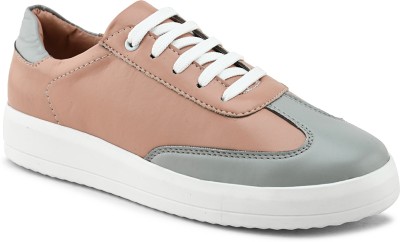 Dressberry Casual Sneaker Shoes for Women | Classic Rounded Toe & Pampering Cushioned Sneakers For Men(Pink, Grey , 5)