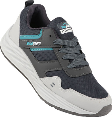 Shoegears Men's Sports Shoes, Lightweight Running and Walking Shoes, Non-Slip Sole Walking Shoes For Men(Grey , 9)