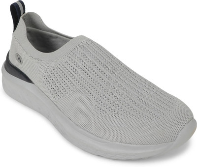 CAMPUS ANON Men's Casual Shoes | Cushioned Memory Insole with PilloFoam| Slip On Casuals For Men(Grey , 8)