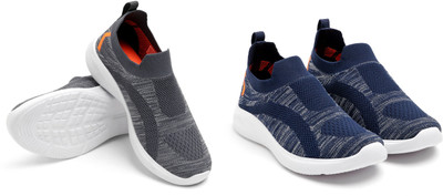 Face Stylish Sports Shoes for Men – Ideal for Running, Gym & Training Sneakers For Men(Grey, Navy , 10)