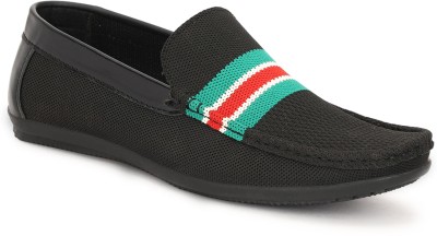 Buxton Loafers Loafers For Men(Black, Green)