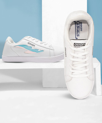 asian Casual Sneaker Shoes For Women|| Soft Cushioned Insole || Jasmine-01 Sneakers For Women(White , 5)
