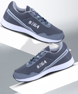 SEGA Running Shoes For Men(Grey , 8)