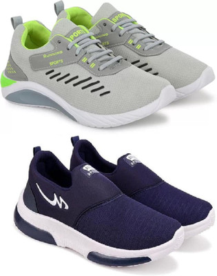 ANGO TY-GREY TOOFAN_AIR BLUE Outdoors For Men(Grey , 7)