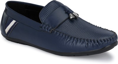 KILLER synthetic leather|summer|walking|trending stylish loafers shoes men Loafers For Men(Navy , 9)