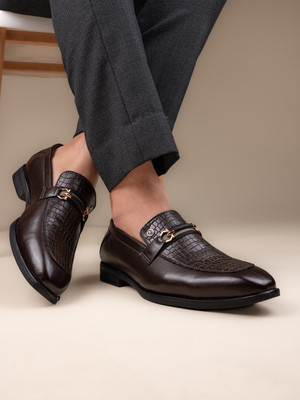 ALBERTO TORRESI Men's HUNGARY SERIES 695 Mocassin For Men Mocassin For Men(Brown , 8)