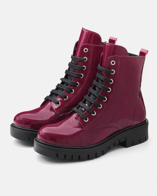 ADORLY Boots For Women(Burgundy , 8)